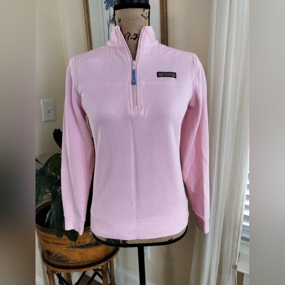 Vineyard Vines Women's Performance 1/4 Zip Sweaters Stretch Color Pink Size XS - Picture 1 of 11
